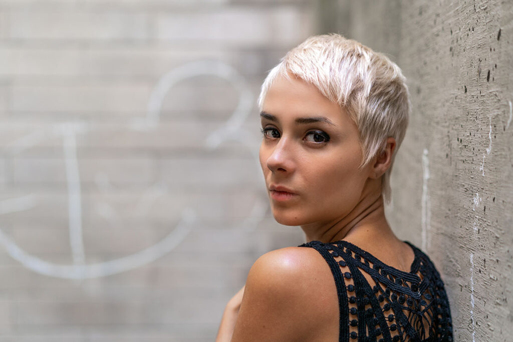 A woman considering abortion as an option