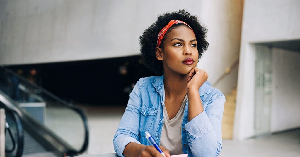 Someone dealing with pressure from her friends over having an abortion