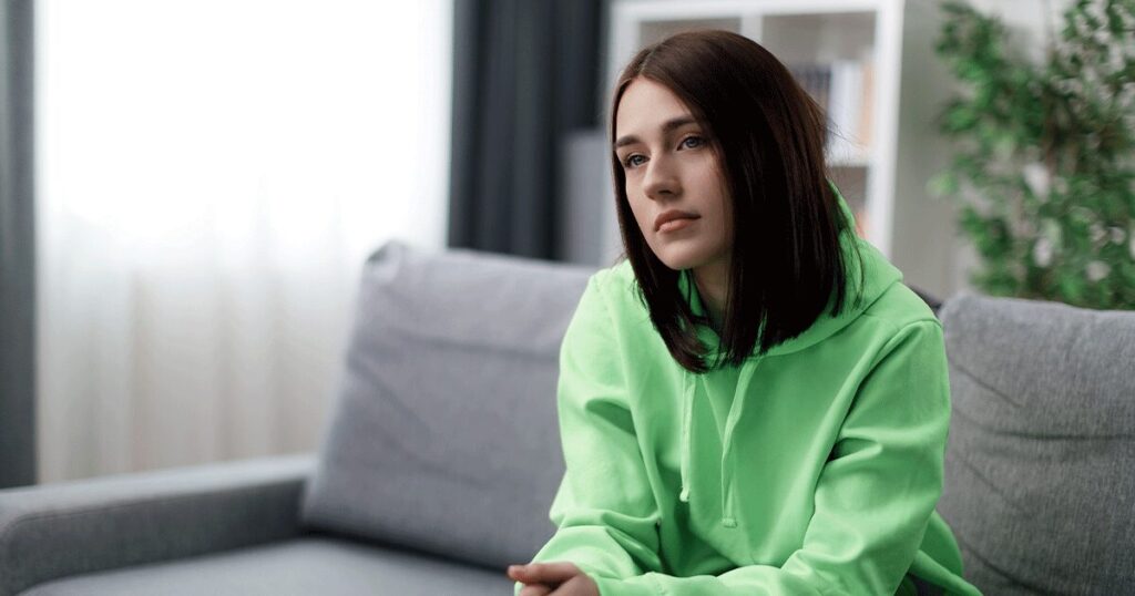 Young lady considering abortion